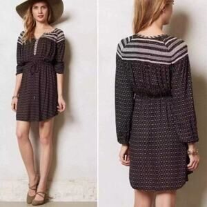 Anthropologie Holding Horses Mojave Printed Peasant Dress